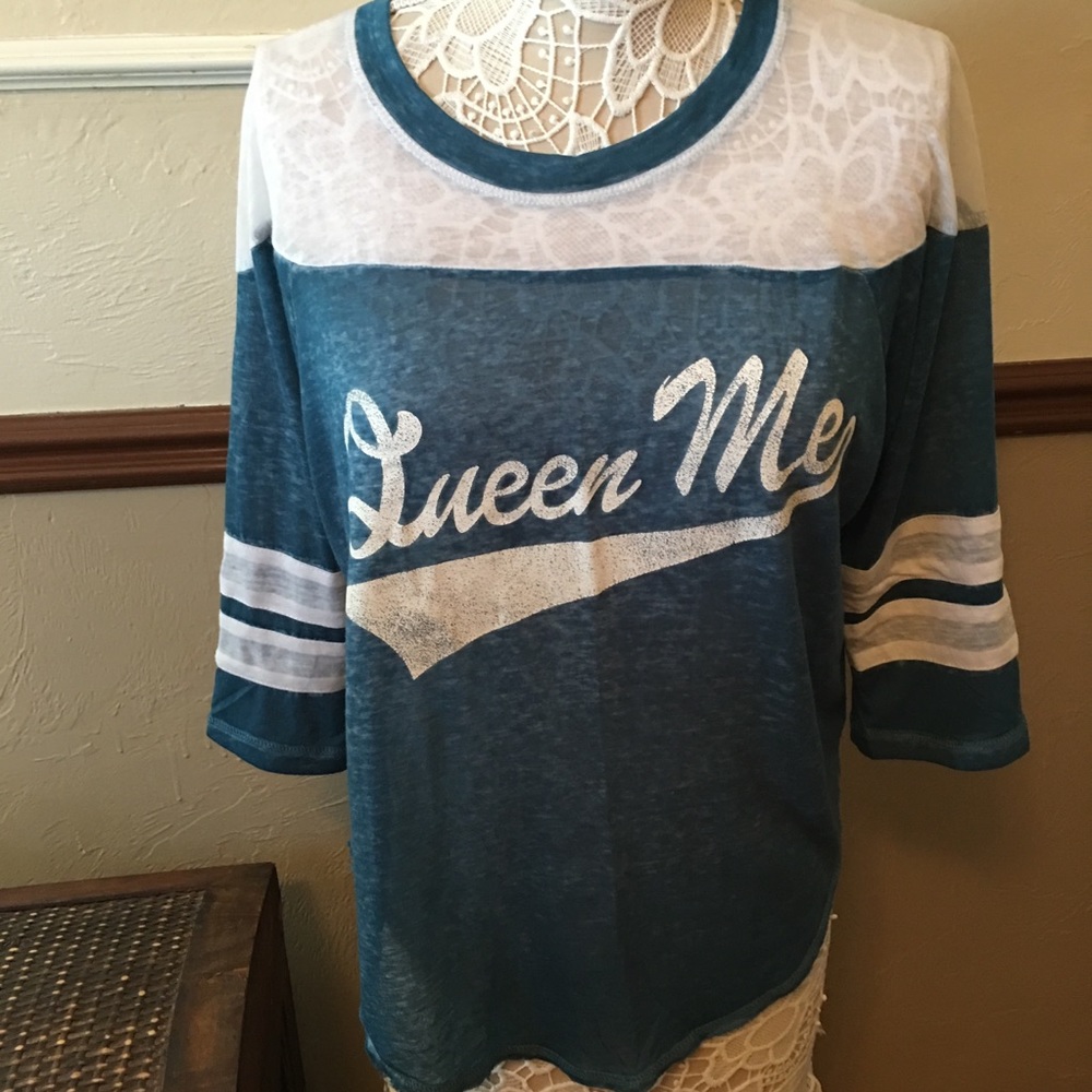 Sheer “Queen Me” Top (#10)